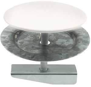 Danco 88977 Sink Hole Cover, Plastic/Stainless Steel