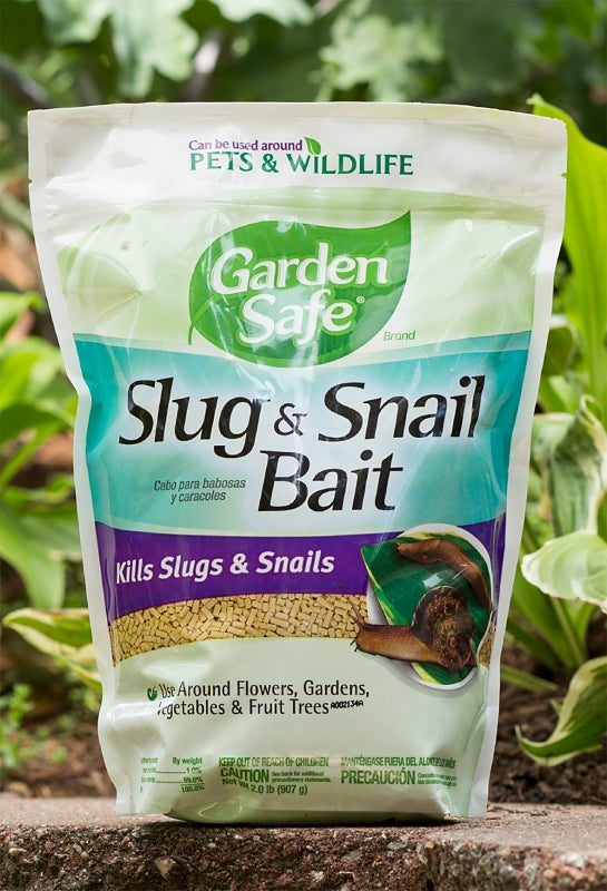 Garden Safe 4536 Slug and Snail Bait, Solid, 2 lb, Pack of 6