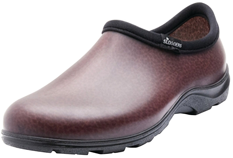 Sloggers 5301BN09 Comfort Rain and Garden Shoe, 9, Brown, Resilient Resin Upper