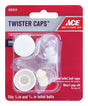 Ace Toilet Bolt Caps White Plastic