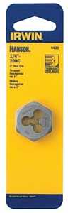 Irwin 9423 Machine Screw Die, 1/4-28 Thread, NF Thread, Right Hand Thread, HCS