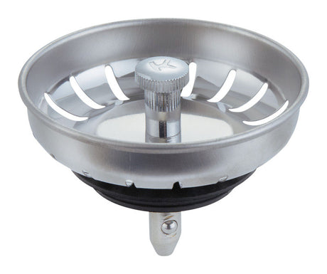 Ace 3 in. D Chrome Silver Stainless Steel Strainer Basket