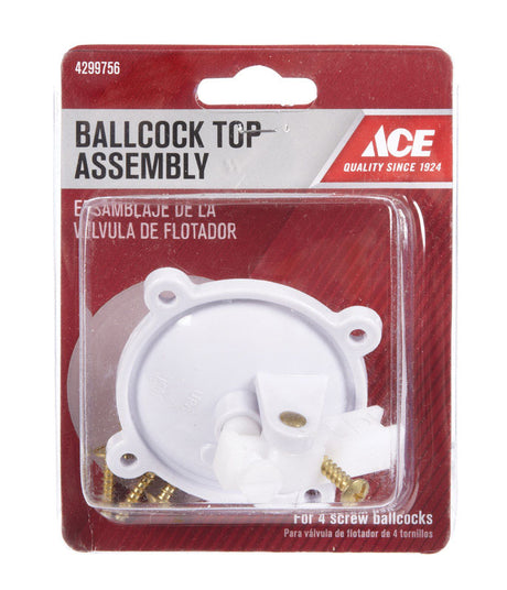 Ace Ballcock Top Assembly White Plastic