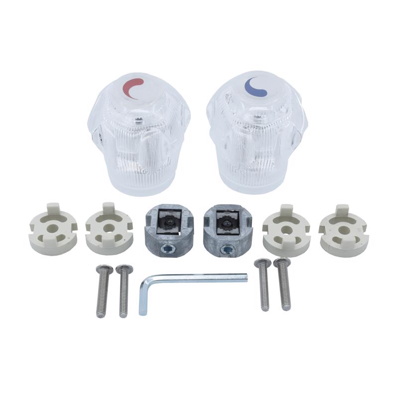 Ace For Universal Clear Tub and Shower Faucet Handles