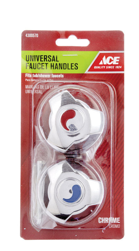 Ace For Universal Chrome Tub and Shower Faucet Handles