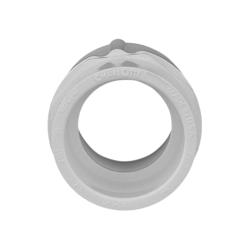 Charlotte Pipe Schedule 40 3/4 in. Slip X 3/4 in. D FPT PVC Pipe Adapter 1 pk, Pack of 25