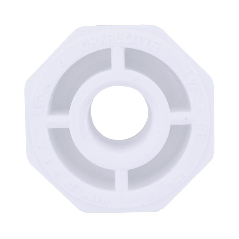 Charlotte Pipe Schedule 40 1-1/2 in. Spigot X 1/2 in. D FPT PVC Reducing Bushing 1 pk