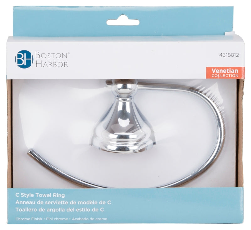 Boston Harbor 5060C-26-10-SOU Towel Ring, Wall Mounting
