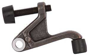ProSource H20-B038C-VB-PS Heavy-Duty Hinge Pin Door Stop, 2-3/4 in Projection, Die-Cast Zinc & Plastic, Venetian Bronze