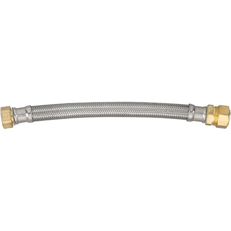 Ace 3/4 in. Compression X 3/4 in. D FIP 18 in. Braided Stainless Steel Water Heater Supply Line