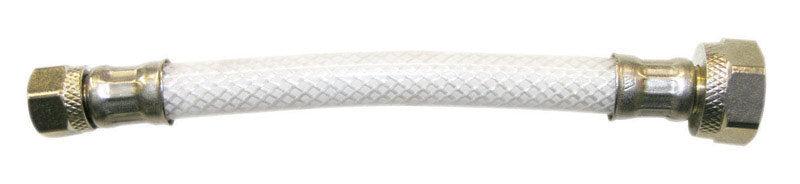 Ace 3/8 in. Compression X 1/2 in. D FIP 24 in. PVC Faucet Supply Line, Pack of 5