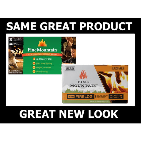 Pine Mountain Fire Log 3 hr 6 pk