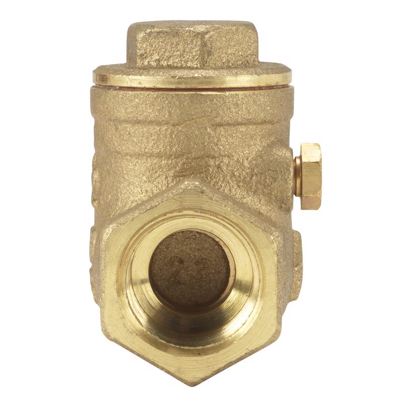 Homewerks 1 in. D X 1 in. D FIP Brass Swing Check Valve
