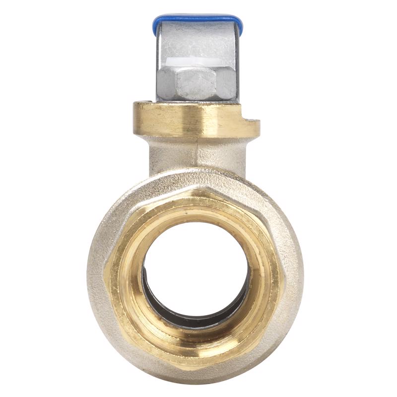 Homewerks 1/8 in. Brass FIP Ball Valve Full Port Quarter-Turn Lever For Water/Oil/Gas