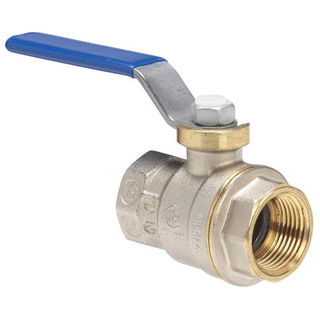 Homewerks 3/4 in. Brass FIP Ball Valve Full Port Quarter-Turn Lever For Water/Oil/Gas