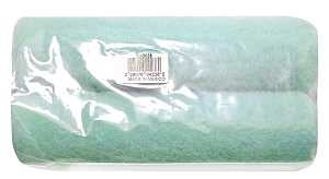 RollerLite Economy 9DB038 Roller Cover, 3/8 in Thick Nap, 9 in L, Polyester Cover, Green