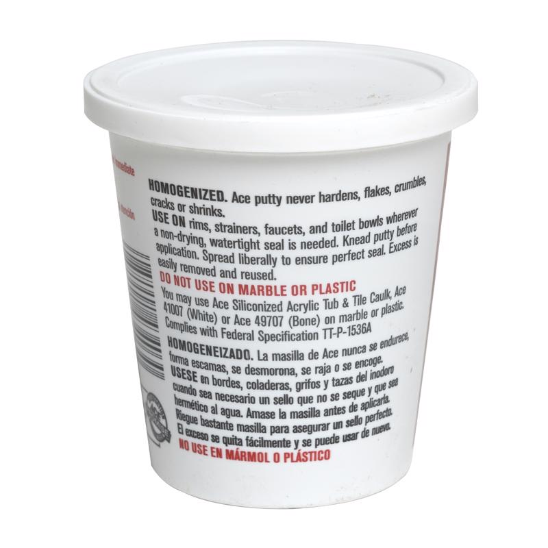Ace Gray Plumbers Putty 14 oz, Pack of 24
