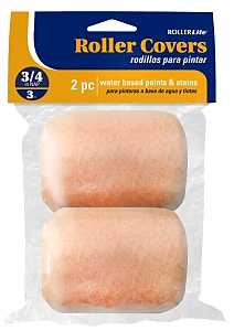 RollerLite All-Purpose 3AP075D Roller Cover, 3/4 in Thick Nap, 3 in L, Polyester Cover