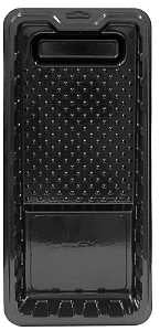 RollerLite PET-15 Paint Tray, 14-1/2 in L, 4 in W, 0.5 qt Capacity, Plastic, Black