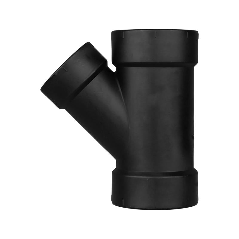 Charlotte Pipe 4 in. Hub X 4 in. D Hub ABS Wye