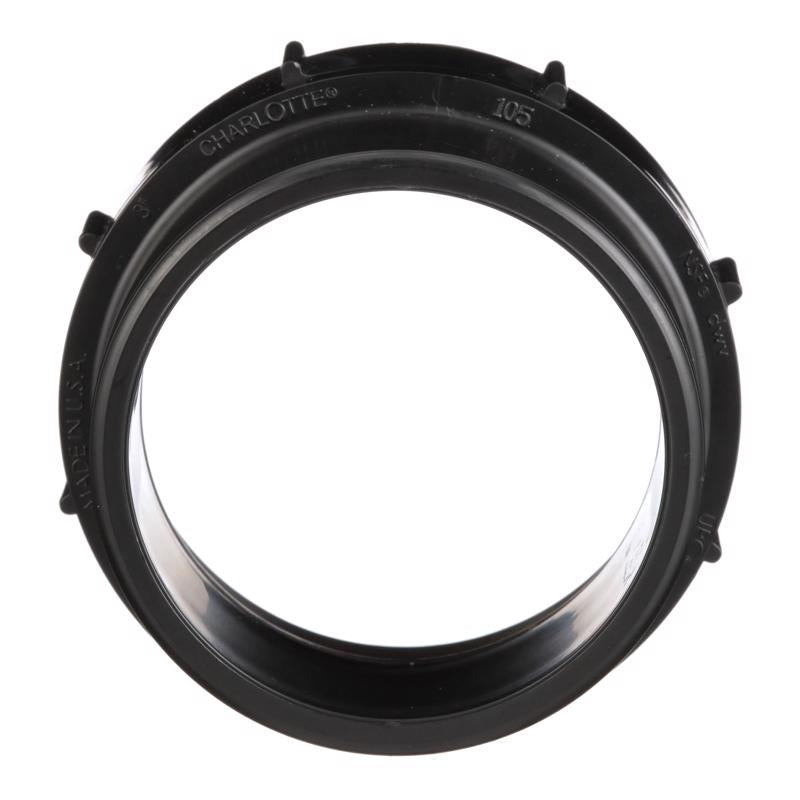 Charlotte Pipe 4 in. Spigot X 4 in. D FPT ABS Cleanout