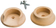 Waddell 408 Closet Pole Socket, For: 1-3/8 in Closet Pole or 1 in Pipe, Hardwood, Pack of 40