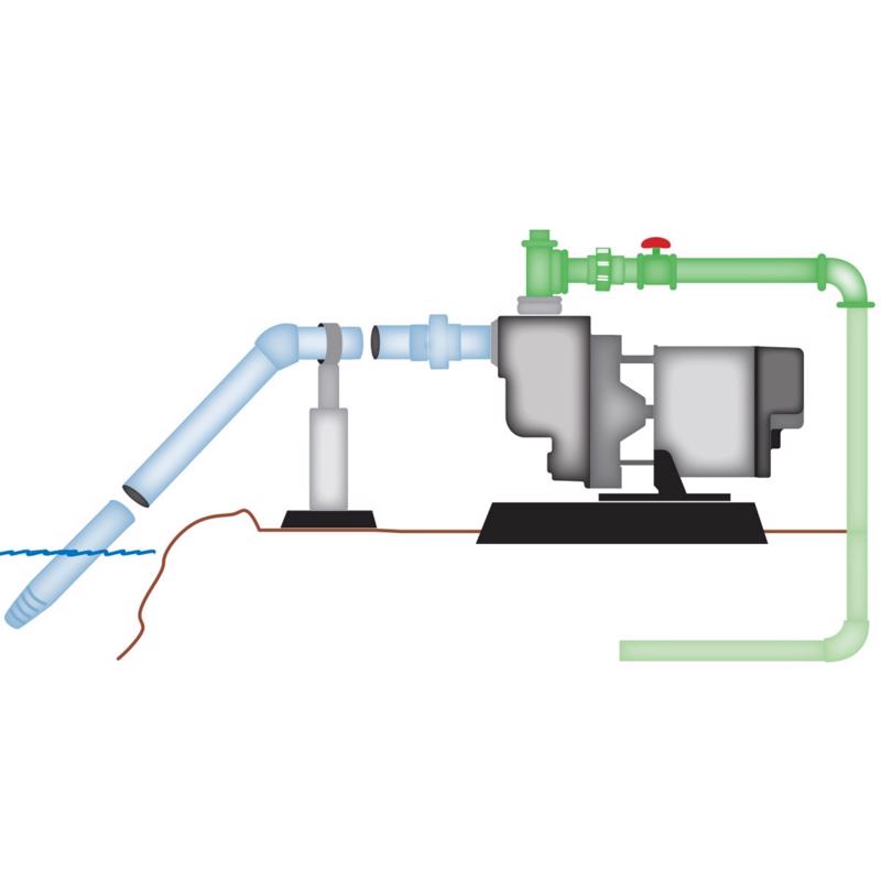Star Water Systems 1 HP 3780 gph Cast Iron Sprinkler Pump