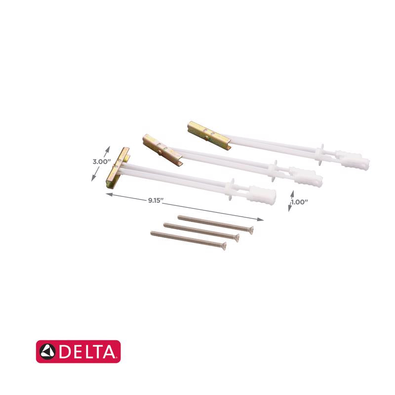 Delta 1 in. L Plastic Grab Bar Anchor