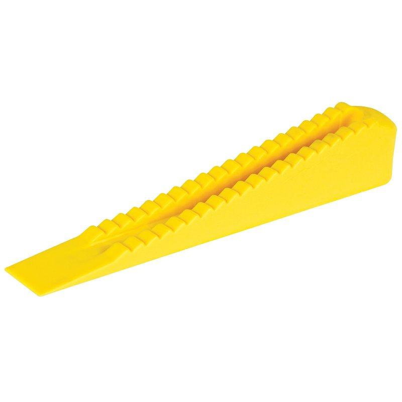 QEP 99726 Tile Spacer, 3/8 in Thick, Wedge, Plastic, White
