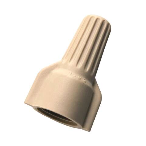 Ideal Industries Copper Wire Connectors Tan 25 pk