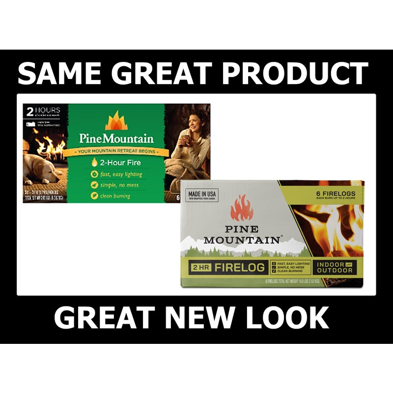 Pine Mountain Fire Log 2 hr 6 pk