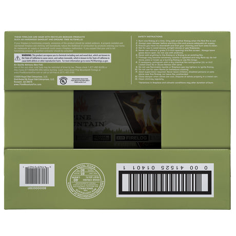 Pine Mountain Fire Log 4 hr 6 pk