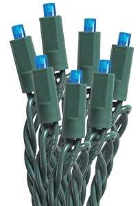 Santas Forest 27354 LED Micro Mini String Lights, Blue, 50 ct