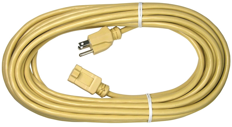 PowerZone OR884628 Extension Cord, 16 AWG Cable, 40 ft L, 125 V, Beige