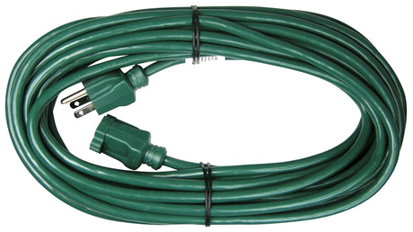 PowerZone OR880628 Extension Cord, 16 AWG Cable, 40 ft L, 125 V, Green
