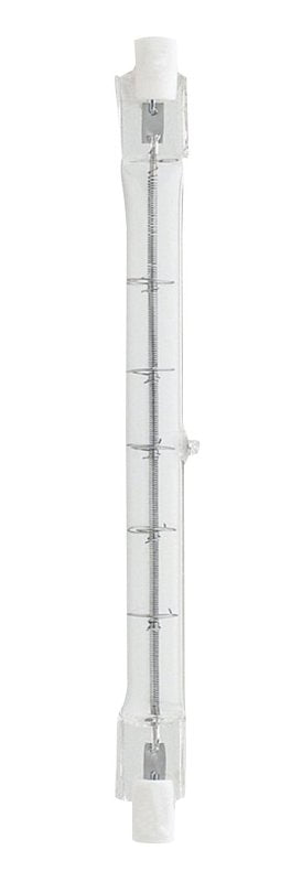 Feit Electric BPQ300T3/CL/2 Halogen Bulb, 0.31 in Dia x 4.71 in L Dimensions, 300 W, R7 Lamp Base, J T3 Lamp