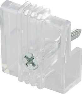 OOK 50226 Mirror Clip Set, Plastic, Clear, Wall Mounting, Pack of 12