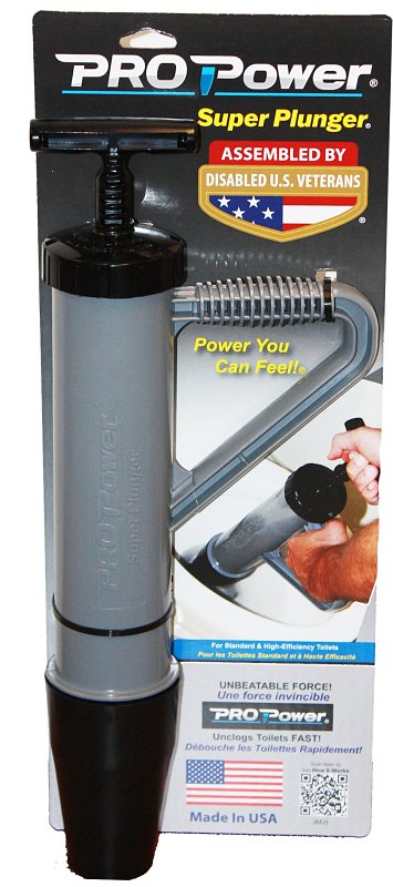Johnny Jolter JJR-304 Professional Power Plunger, 25 in OAL, 4 in Cup