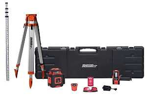 Johnson 40-6541 Laser System, 200 ft Dia Interior, 2000 ft Dia Exterior, +/-1/16 in at 100 ft Accuracy, 1-Beam, 1-Line