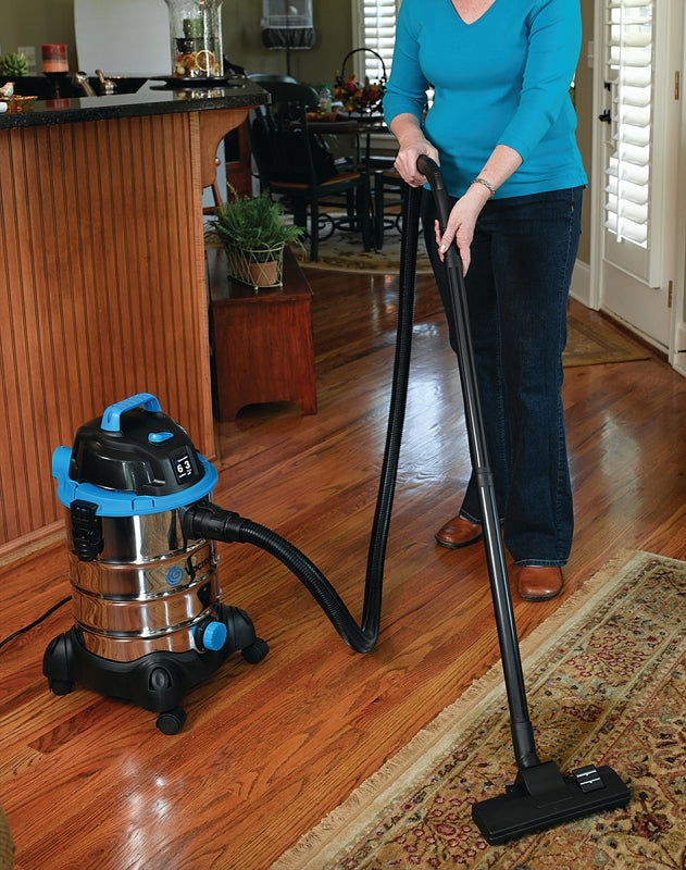 Vacmaster VQ607SFD Wet and Dry Vacuum Cleaner, 6 gal, Cartridge