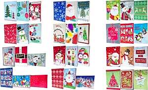 Hometown Holidays IG133600/69547 Gift Wrapping, 11-1/4 in W, 11-1/4 in H, Paper, Assorted Color Design, Pack of 8
