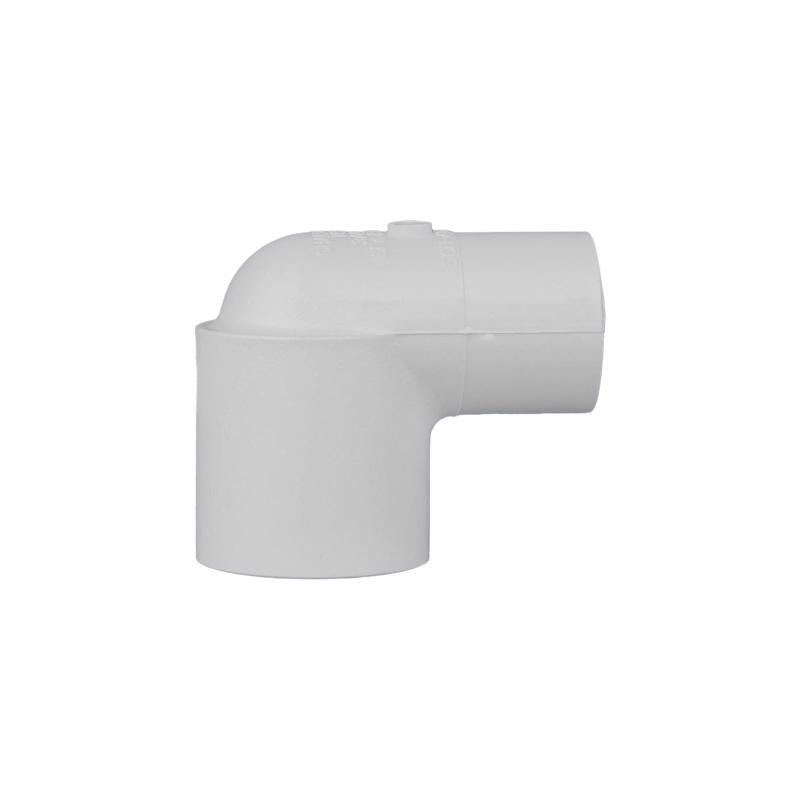 Charlotte Pipe Schedule 40 3/4 in. Spigot X 3/4 in. D Slip PVC Street Elbow 1 pk, Pack of 25