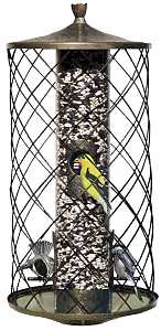 Perky-Pet 735 Wild Bird Feeder, 15-1/2 in H, 3 lb, Plastic, Black, Hanging Mounting