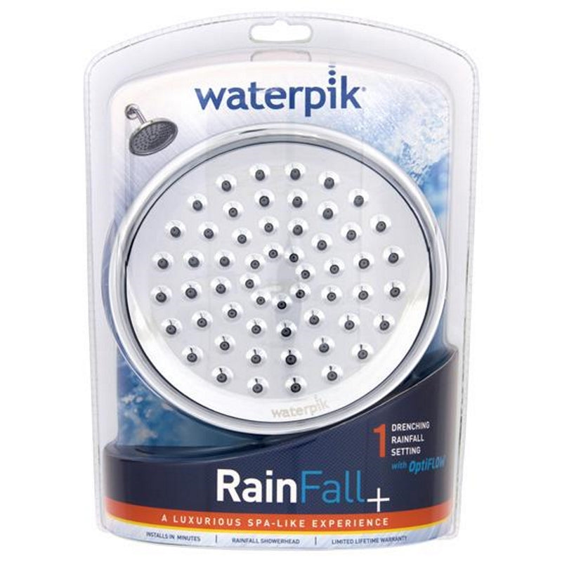 Waterpik Chrome 1 settings Showerhead 1.8 gpm, Pack of 2