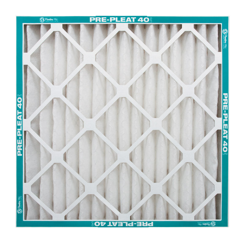 Flanders Pre-Pleat 24 in. W X 18 in. H X 1 in. D Synthetic 10 MERV Pleated Air Filter 1 pk, Pack of 12