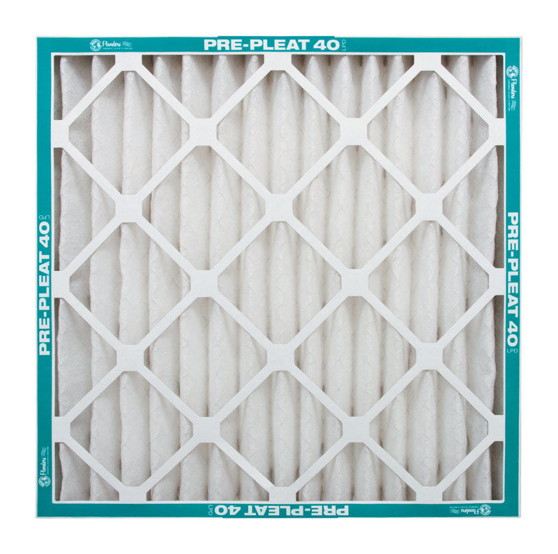 Flanders Pre-Pleat 30 in. W X 18 in. H X 1 in. D Synthetic 8 MERV Pleated Air Filter 1 pk, Pack of 12