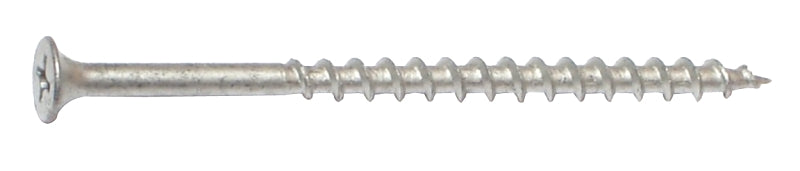 Midwest Fastener 53994 Deck Screw, #8 Thread, 3 in L, Coarse Thread, Bugle Head, Steel, Dacrotized, 272/PK