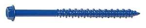 Midwest Fastener 10528 Masonry Screw, 3/16 in Dia, 2-3/4 in L, Steel, Zinc