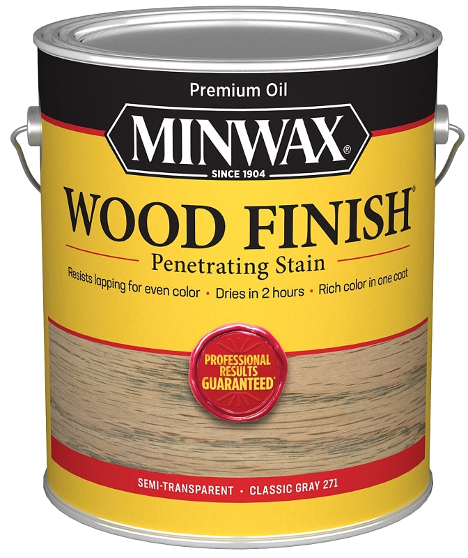 Minwax 710480000 Wood Stain, Classic Gray, Liquid, 1 gal, Pack of 2