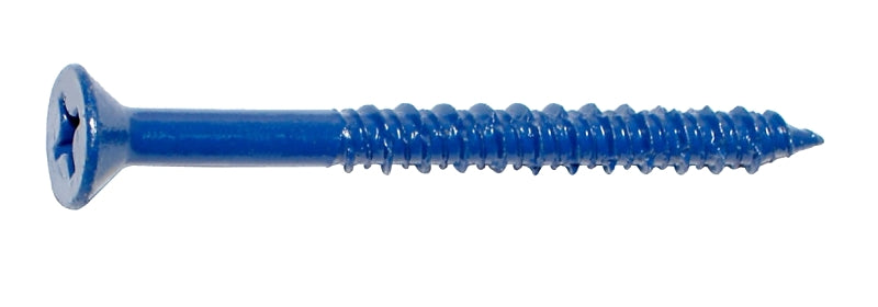 Midwest Fastener 09282 Masonry Screw, 1/4 in Dia, 2-3/4 in L, Steel, 100/PK
